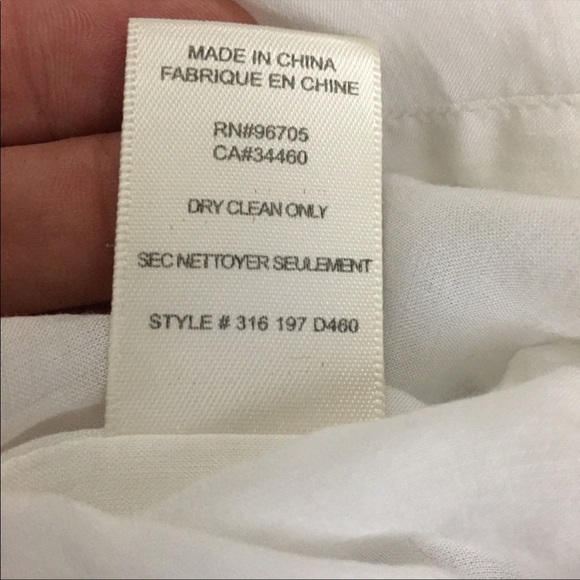 Rebecca Taylor Off Shoulder Embroidered Cotton Trapeze Dress - Picture 9 of 10